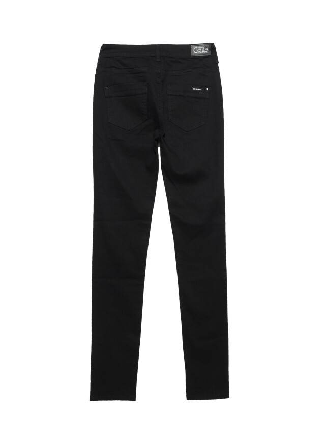 Denim trousers CONTE ELEGANT CON-185, s.170-102, deep black - 4
