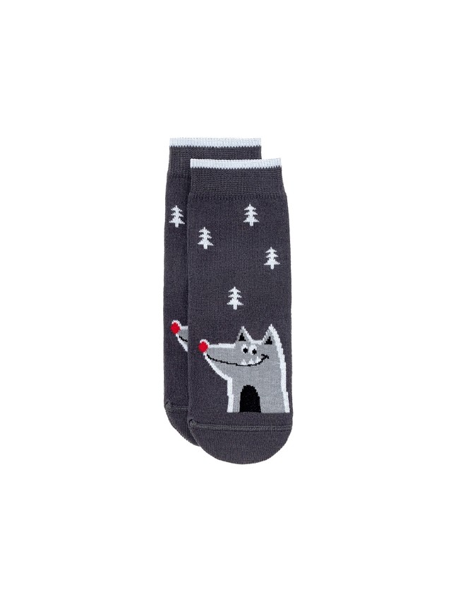 Children's socks CONTE-KIDS TIP-TOP, s.12, 1016 dark grey - 4