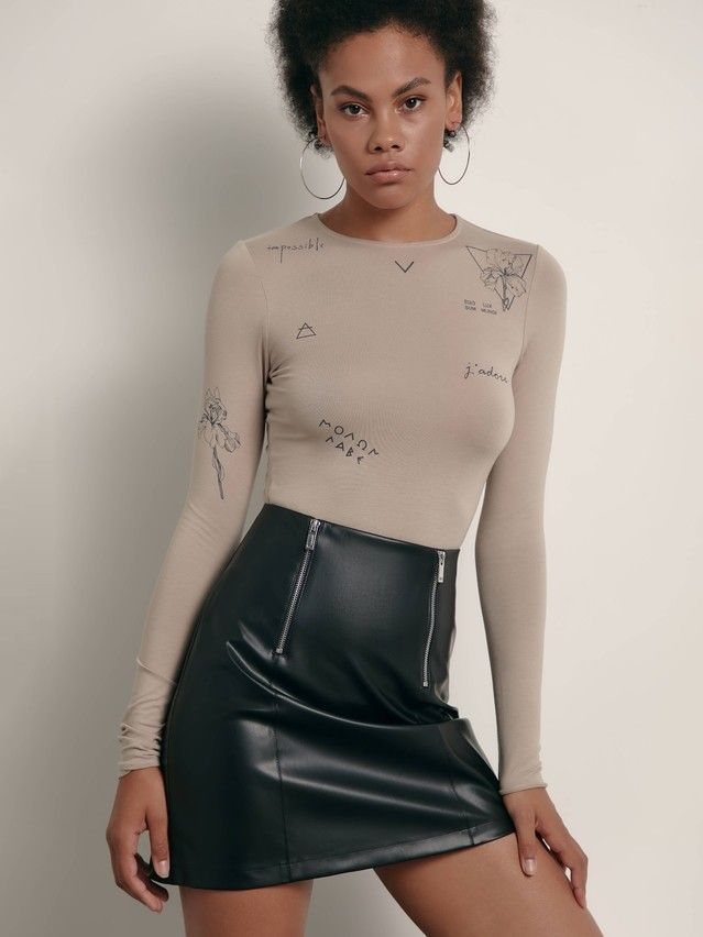 Women's skirt CONTE ELEGANT LU 1417, s.170-90, black - 2