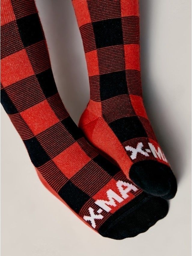 Children's tights CONTE-KIDS NEW YEAR, s.62-74 (12),667 red - 1