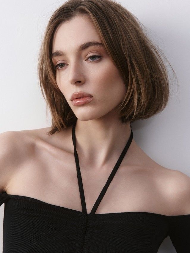 Women's polo neck shirt CONTE ELEGANT LD 2632, s.170-92, black - 6