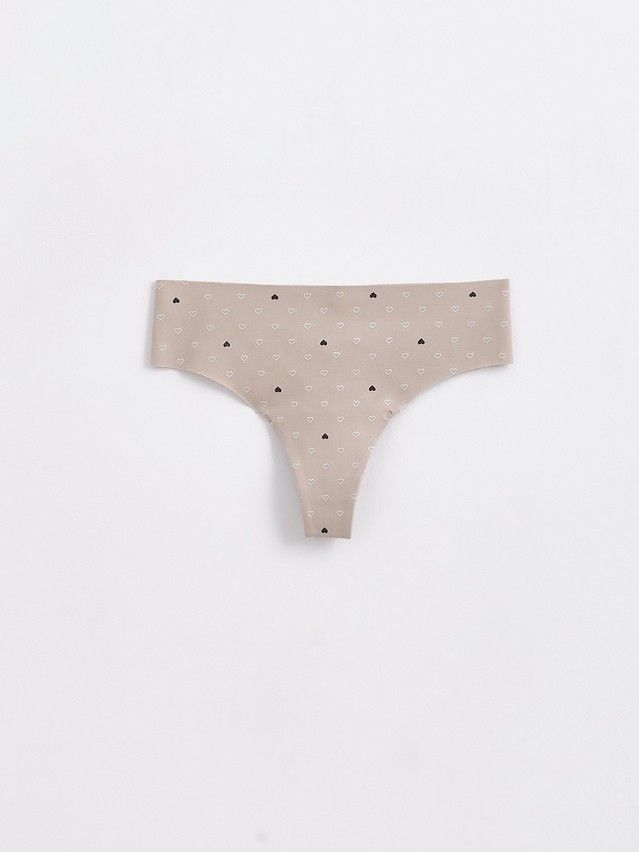 Women's panties CONTE ELEGANT INVISIBLE LBR 975, s.90, cappuccino-white - 1