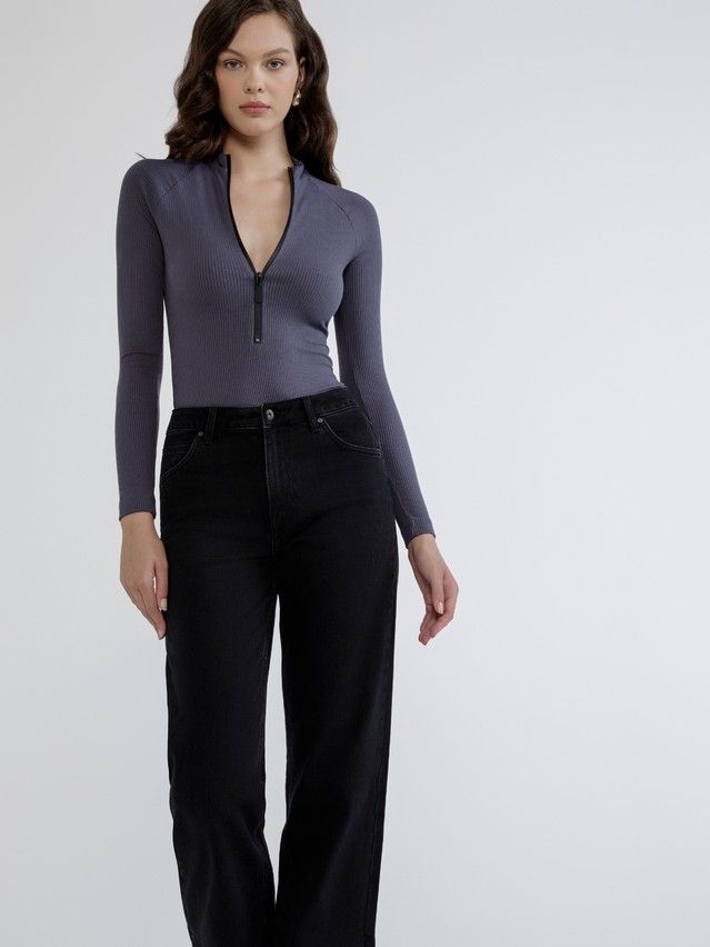 Women's bodysuit CONTE ELEGANT LBD 2790, s.170-84-90, graphite - 1
