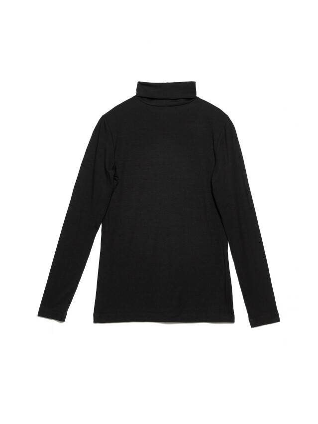 Women's polo neck shirt CONTE ELEGANT LD 1025, s.170-100, black - 5