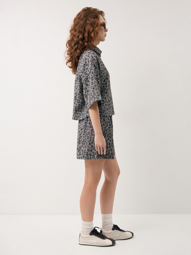 Women's blouse CONTE LBL 3729, s.170-84-90, khaki leo - 4