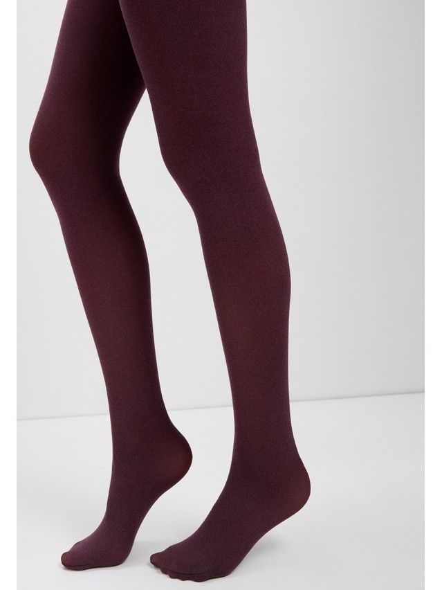 Women's tights CONTE ELEGANT TRENDY MELANGE, s.2, melanzana - 13