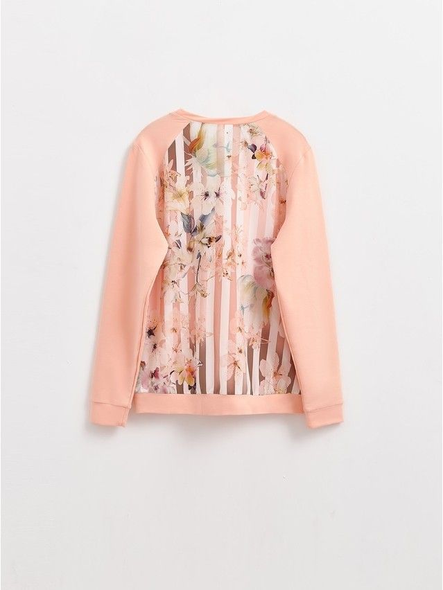 Women's polo neck shirt CONTE ELEGANT LD 704, s.158,164-100, peach - 7