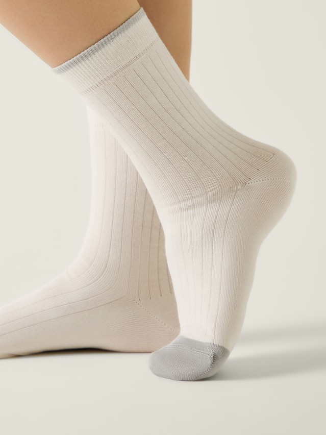 Women's socks CONTE ELEGANT CLASSIC, s.23-25, 785 milky-grey - 1