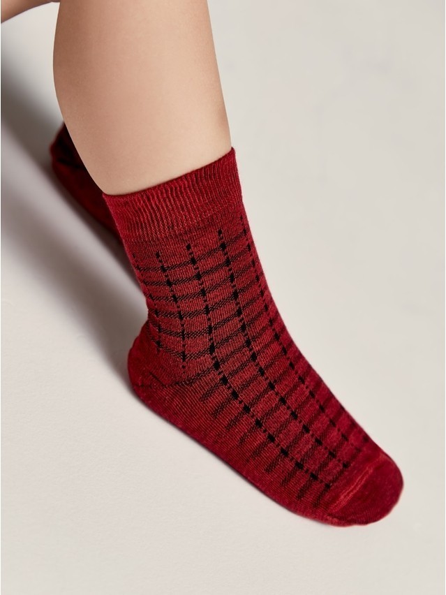 Children's socks CONTE-KIDS CLASS, s.16, 927 wine-coloured - 2