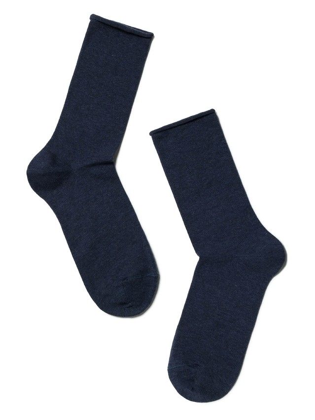 Women's cotton socks COMFORT (without elastic) 19C-101SP, rives. 36-37, 000 dark blue - 2