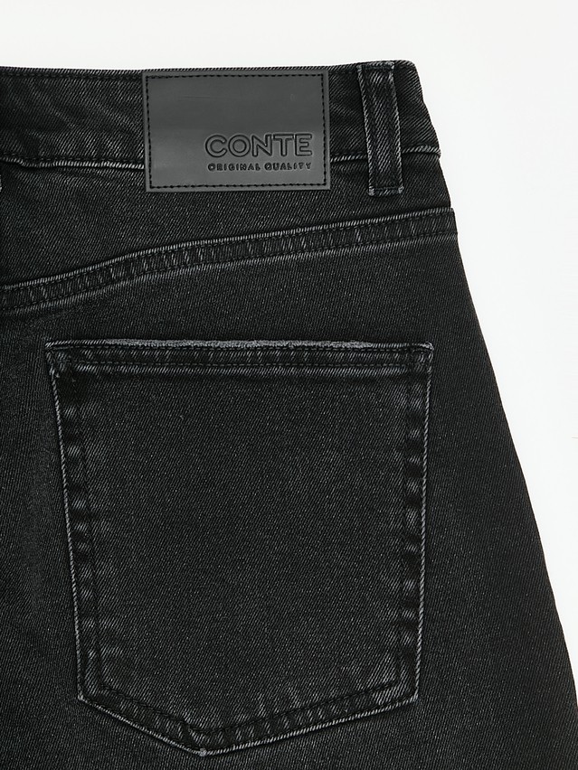 Women's jeans CONTE CON-790, s.164-90, washed black - 9