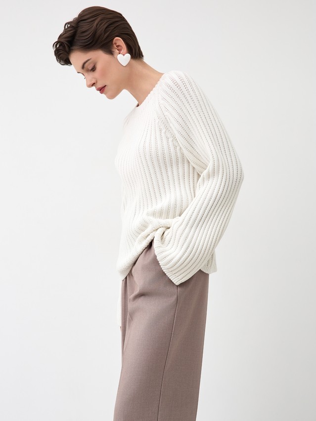 Women's pullover CONTE ELEGANT LDK24117, s.170-84, ecru - 6