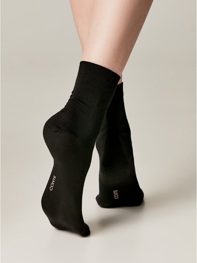 Women's socks CONTE ELEGANT CLASSIC, s.23, 000 black - 2