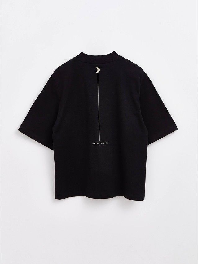 Women's polo neck shirt CONTE ELEGANT LD 1408, s.170-92, black - 2