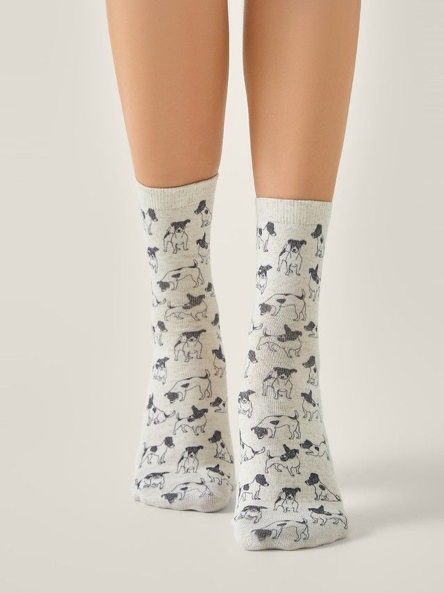 Women's socks CONTE ELEGANT FANTASY, s.23-25, 743 beige - 1