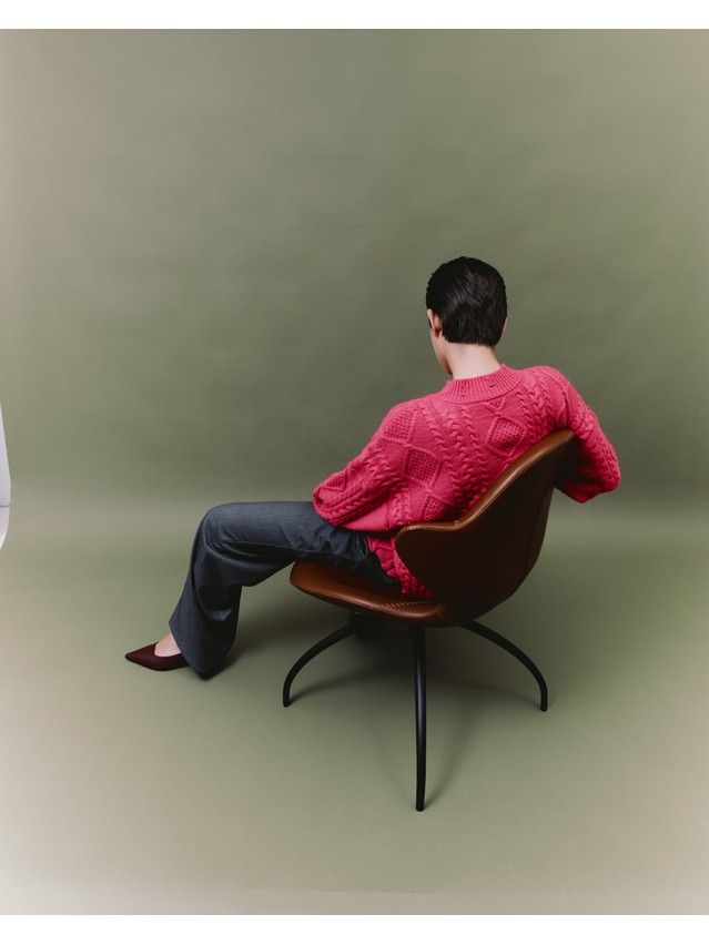 Women's pullover CONTE ELEGANT LDK24129, s.170-84, pink - 3