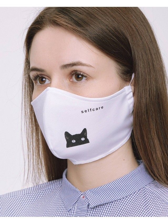 Bandage on the face F 07, s.15 x 23, white - 1