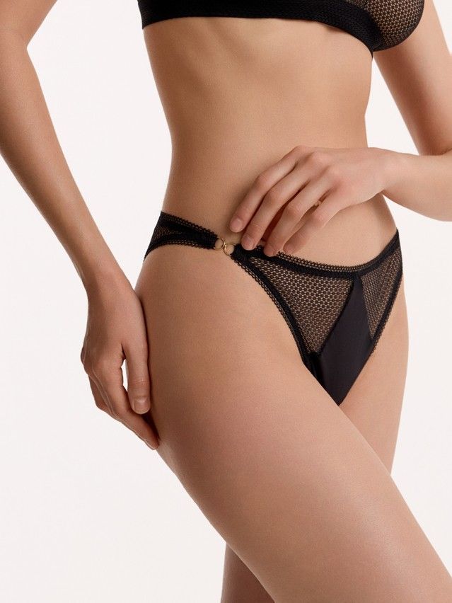 Women's panties CONTE INFINITY LBR 3349, s.90, black - 3