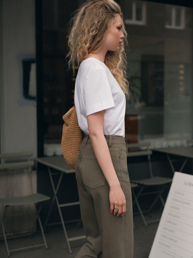 Women's polo neck shirt CONTE ELEGANT LD 3206, s.170-84, white-3conte - 6