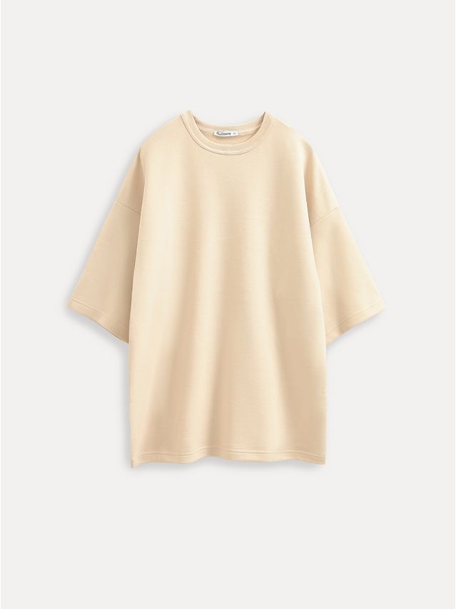 Women's polo neck shirt CONTE LD 3387, s.170-88, matte beige - 7