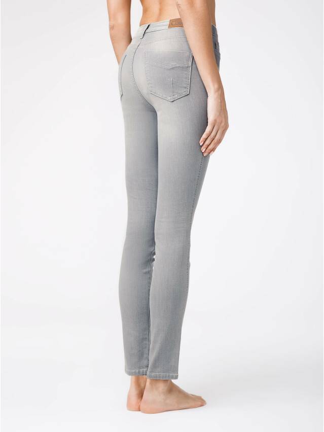 Denim trousers CONTE ELEGANT CON-117, s.170-102, light grey - 2