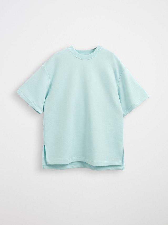 Women's polo neck shirt CONTE ELEGANT LD 3081, s.170-100, fair aqua - 1