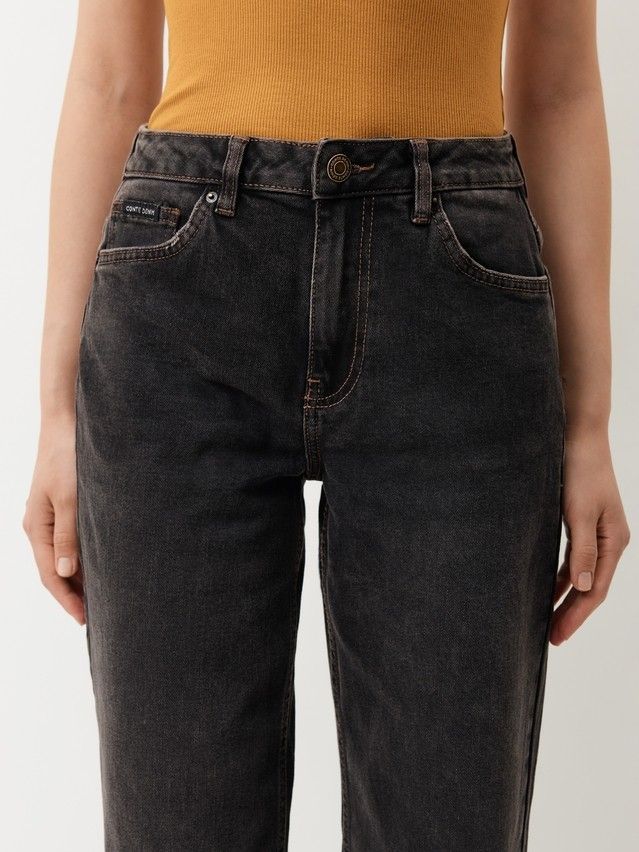 Women's jeans CONTE CON-951, s.164-94, washed black - 7