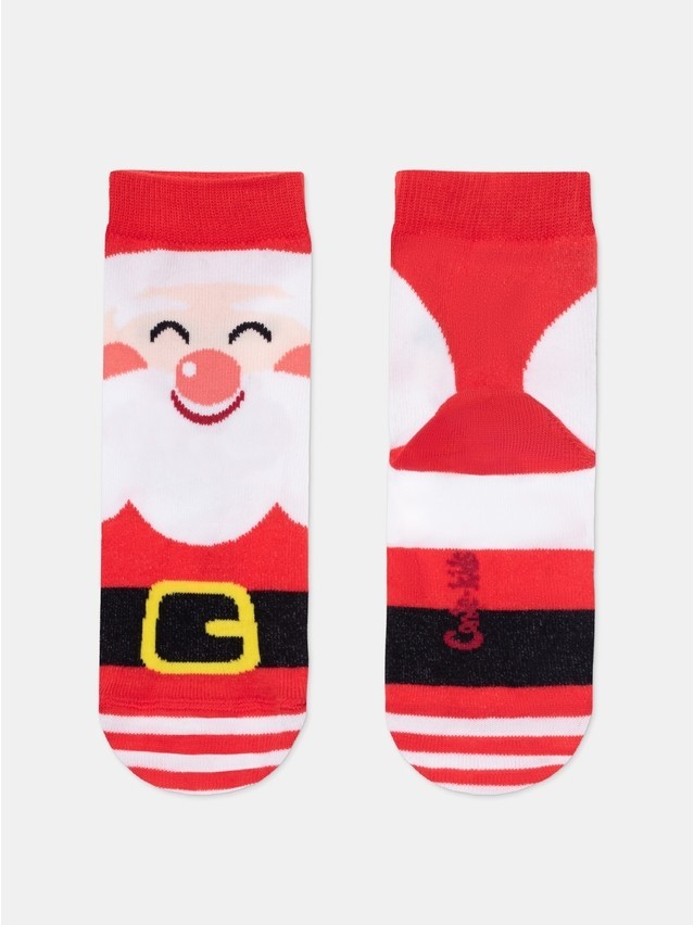 Children's socks CONTE-KIDS NEW YEAR, s.16-18, 162 red - 5