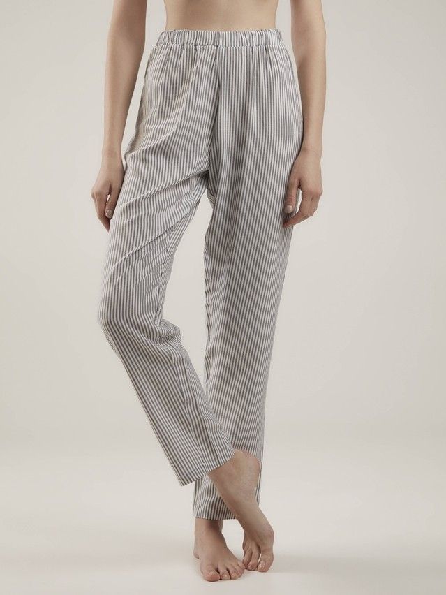 Pyjama trousers CONTE ELEGANT FUSION TA0018, s.170-90, white with black - 4