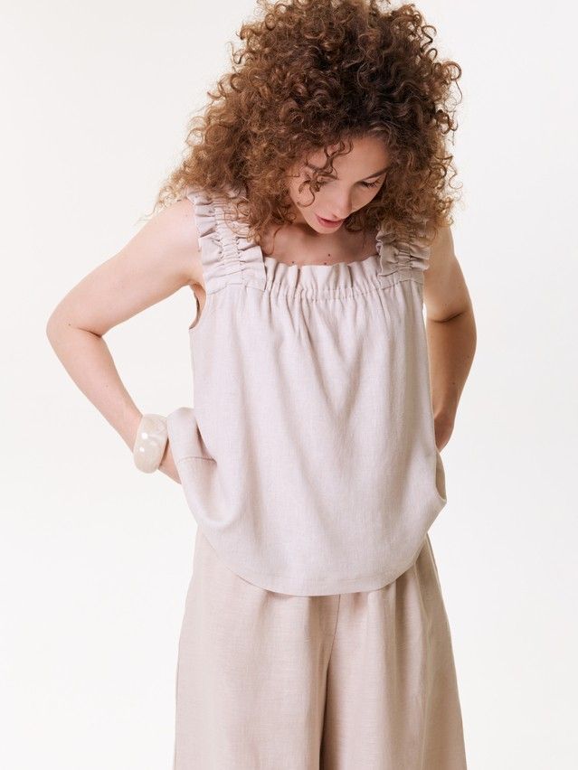 Women's blouse CONTE LBL 3484, s.170-84-90, beige - 3