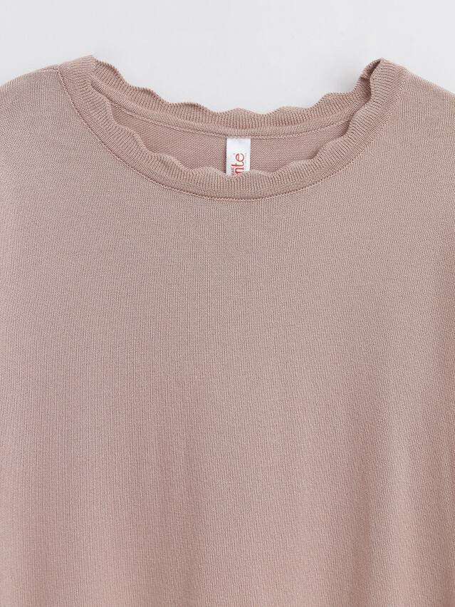 Women's polo neck shirt CONTE ELEGANT LDK104, s.170-84, chai rose - 2