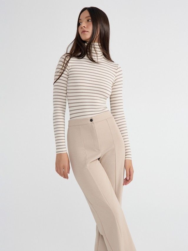 Women's trousers CONTE ELEGANT LBK 2820, s.164-102, beige - 3