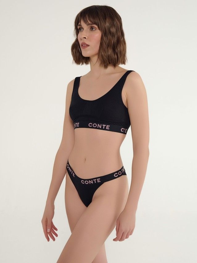 Women's bustier CONTE ELEGANT COMFY LINE LBE 2990, s.170-88, black-pink - 3