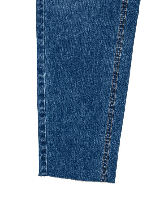 Mom Fit jeans jeans with High rise CON-189, s.170-102, mid blue - 9