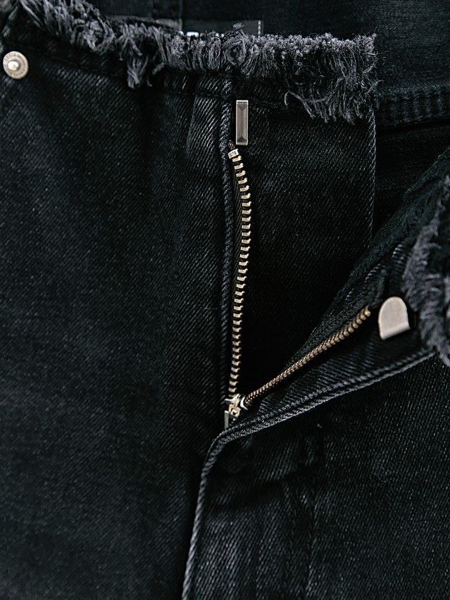 Denim trousers CONTE ELEGANT CON-745, s.170-102, black - 10