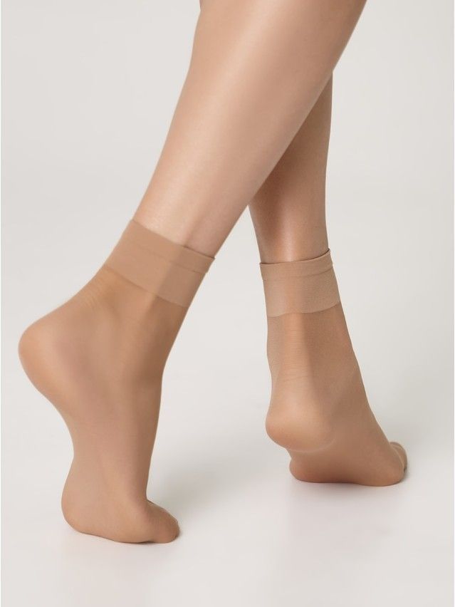 Women's socks CONTE ELEGANT SOLO 40 (2 pairs) (box),s.23-25, bronz - 2