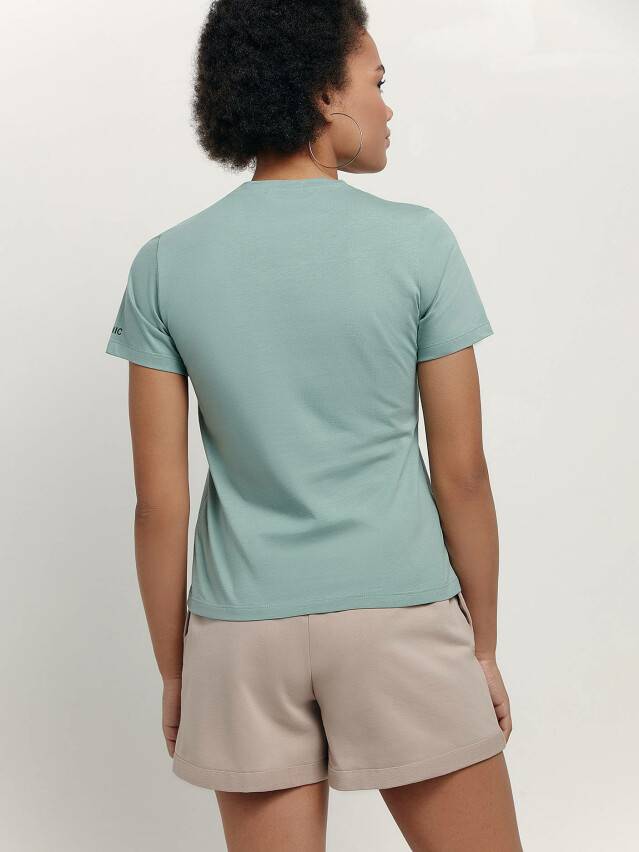 Women's polo neck shirt CONTE ELEGANT LD 1659, s.170-88, green - 3