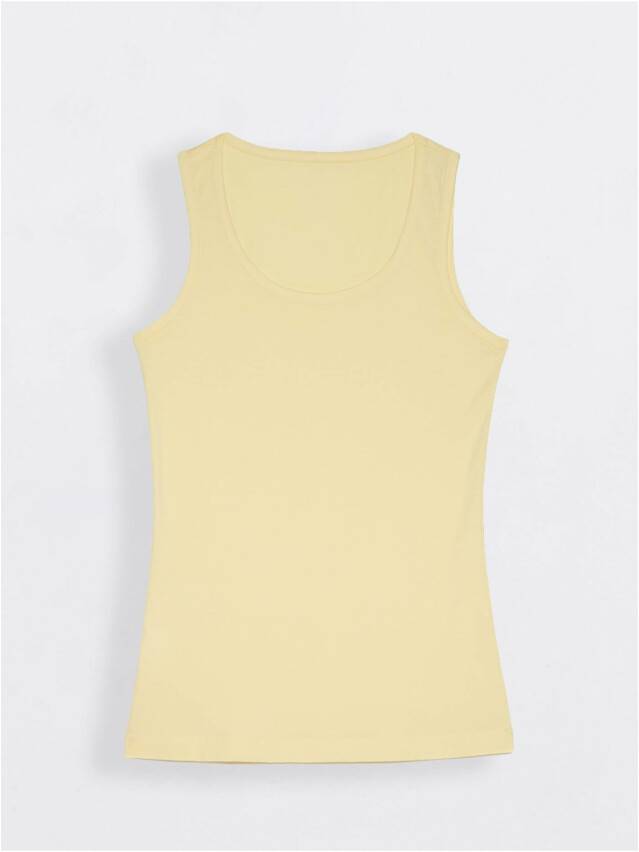 Women's polo neck shirt CONTE ELEGANT LD 928, s.170-100, pastel yellow - 1