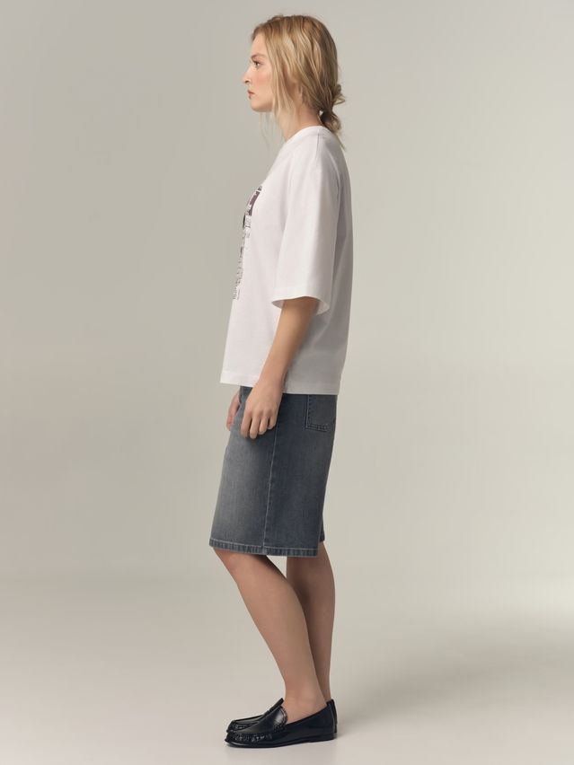 Women's polo neck shirt CONTE LD 3449, s.170-88, white-shoes - 3