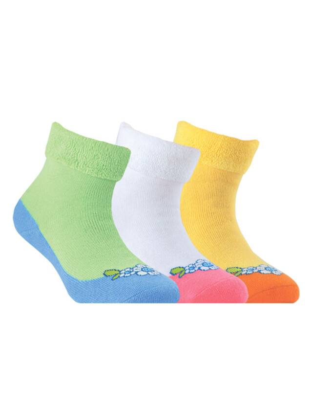 Children's socks CONTE-KIDS SOF-TIKI, s.24-26, 044 white-light pink - 1