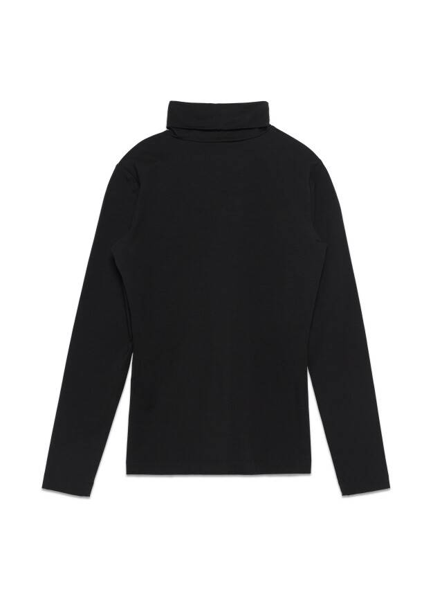 Women's polo neck shirt CONTE ELEGANT LD 1145, s.170-100, black - 4
