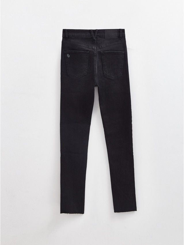 Denim trousers CONTE ELEGANT CON-671, s.170-102, black - 9