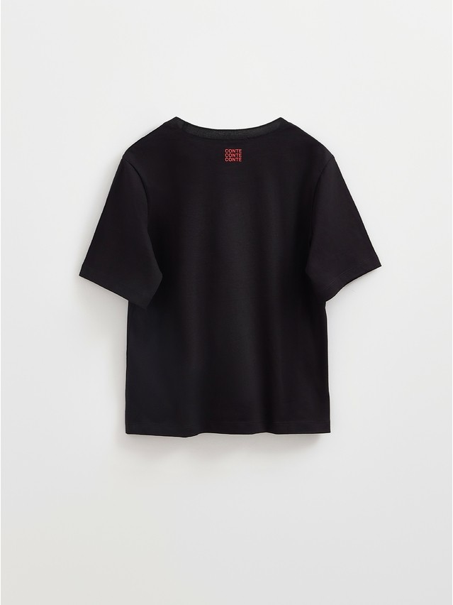 Women's polo neck shirt CONTE ELEGANT LD 2780, s.170-92, black - 6