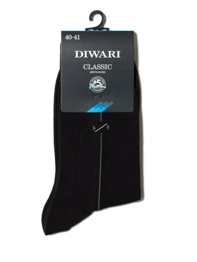 Men's socks DiWaRi CLASSIC, s. 40-41, 005 black - 2