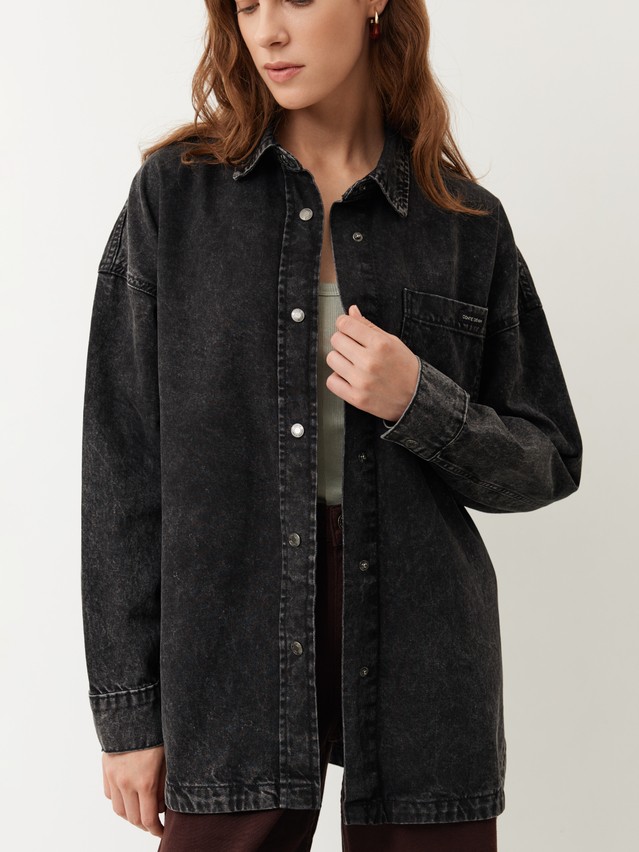 Denim windbreaker CONTE CON-984, s.170-84-90, washed black - 2