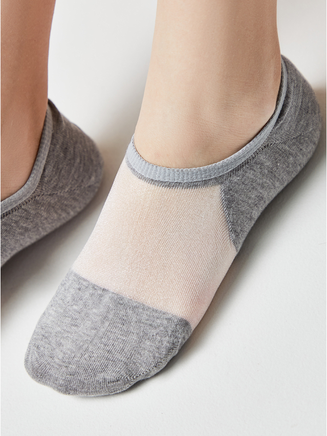Women's socks 18S-4SP, s.36-38, 000 grey - 2