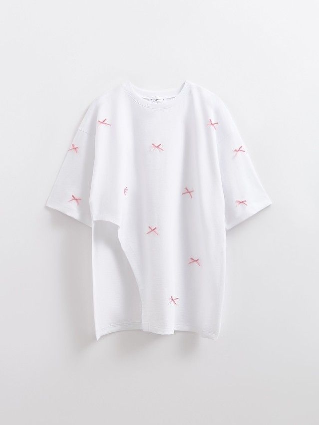 Women's polo neck shirt CONTE ELEGANT LD 3299, s.170-84, white - 1