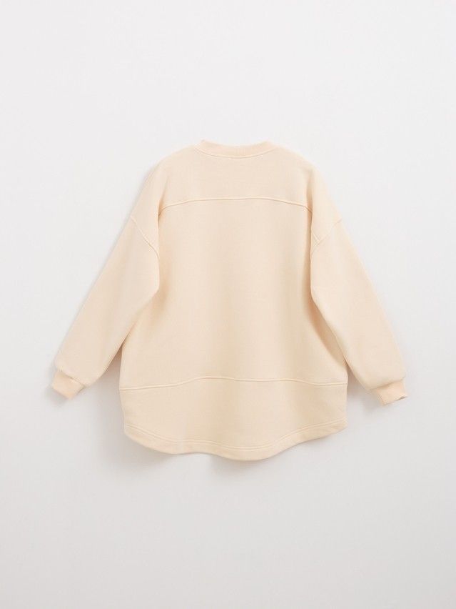 Women's polo neck shirt CONTE ELEGANT LD 2829, s.170-100, milk - 7
