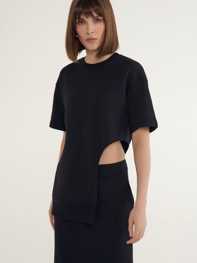 Women's skirt CONTE ELEGANT LU 3080, s.170-90, black - 5