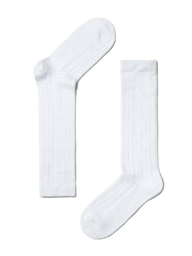Children's knee high socks CONTE-KIDS MISS, s.18, 027 white - 1